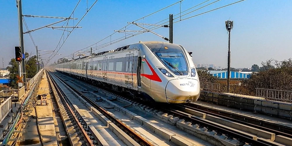 PM Modi flags off Namo Bharat train, cutting Delhi-Meerut travel time PM Modi flags off Namo Bharat train, cutting Delhi-Meerut travel time